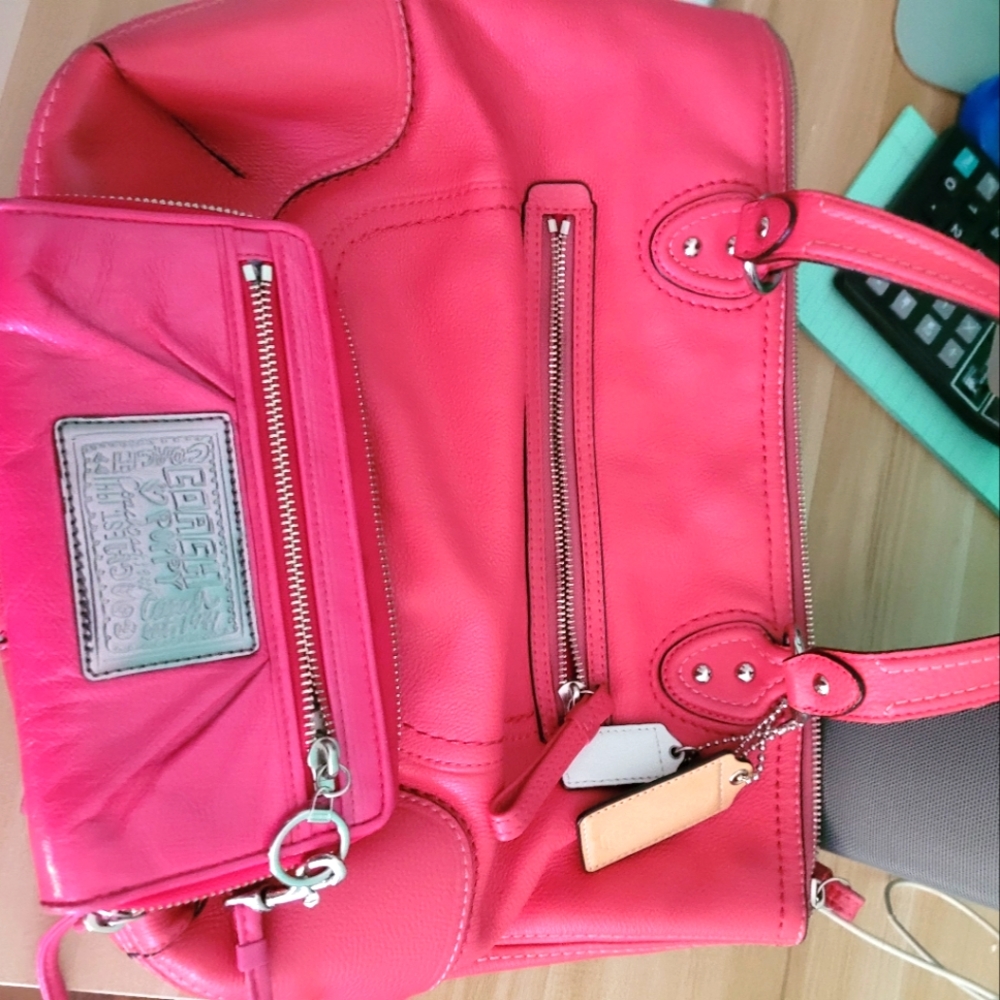 Coach handbag and wallet